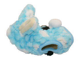 レインボー　ferret（フェレット）　ランランハーネスウェア　S　水玉うさぎ　ブルー（リードなし）