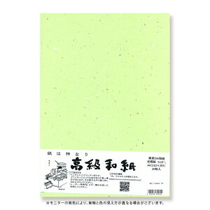 和紙 高級和紙 光輝紙 A4サイズ 厚さ0.15ミリ 20枚入り