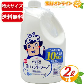 ≪2L≫【Biore】ビオレu 薬用 泡ハンドソープ 2000ml 大容量 つめかえ用 ◇殺菌・消毒！毎日の手洗いに◇ 泡石鹸 石鹸 洗浄・消毒 殺菌 ウイルス対策 詰め替え用 ウイルス除去 雑菌除去 ウィルス【costco コストコ コストコ通販】★送料無料★