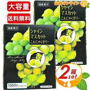 ≪1350g×2箱セット≫【雪国アグリ】シャインマスカット こんにゃくゼリー ◇目安個数75個◇ パウチタイプ 洋生菓子 シャインマスカットゼリー ぶどうゼリー フルーツゼリー お菓子 おやつ