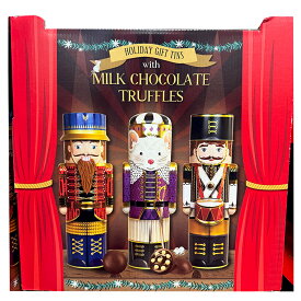 【SILVER CRANE】ミルクチョコ トリュフ 缶入り 大容量 350g×2セット ミルクチョコレート トリュフチョコレート デルコンテ お菓子 おやつ クリスマス ギフト プレゼント 置物 シルバークレーン chocolate truffles【costco コストコ コストコ通販】★送料無料★