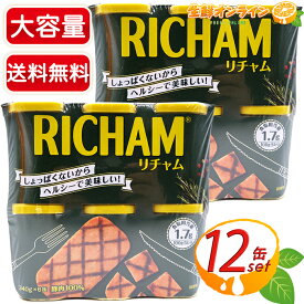 ≪340g×12缶≫【RICHAM】東遠 リチャム ランチョンミート スパム 2040g(340g×6缶)×2セット ◇しょっぱくないからヘルシー♪ 100%ポーク！◇◎おつまみやアレンジ料理にも♪◎ 大容量 まとめ買い 缶詰 保存食 減塩 【costco コストコ コストコ通販】 ★送料無料★