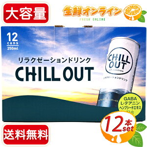 ��250ml×12�{�Z�b�g��yCHILL OUT�z�`���A�E�g �����N�[�[�V�����h�����N ���{�����Y�_�����EGABA�z�������{���I �u�ԃ����N�[�[�V�����h�����N �m���J�t�F�C�� �Ö����s�g�p Made In Japan �Y�_��