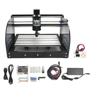 3? CNC 3018 Pro-Max GRBL Control DIY �~�j USB ��� CNC �t���C�X�� �����@ ��Ɨ̈�300x180x45 mm + �I�t���C���R���g���[���[ + ER11�R���b�g �v���X�`�b�N�A�؍ށA�A�N�����APVC�APCB �p