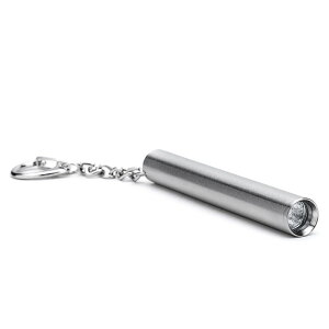 �L���[�g�ŃR���p�N�g�ȃX�e�����X�������d���A�L�[�`�F�[���t���ALED�A14500�d�r�܂��͒P4�d�r�A�L�[�`�F�[���t���ALED�����d���A�~�j���C�g