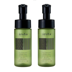 �y2�Z�b�g�ziroha �C���e�B���[�g�E�H�b�V�� �t�H�[���^�C�v 150mL ��_�� �f���P�[�g�]�[���\�[�v �A�^�C�v �ێ� �����݃P�A �����p ���炩�􂢏オ��