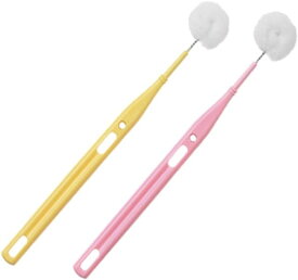 モアブラシ 2色1セット イエロー＆ピンク各1本 (オーラル ケア)
