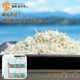 ちりめん いわし 海鮮 お歳暮 グルメ 四国 愛媛 西予市 ちりめんじゃこ 国産 小分け えひめ せいよ 網元 祇園丸 ギフト 贈り物 内祝い 干しちりめん 誕生日 御礼 お見舞い 美味しいものお取り寄せ 海鮮お取り寄せ 送料無料 【網元直送祇園丸のちりめんセット】 40g×8袋 10袋
