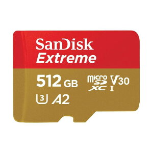 }CNSD 512GB TfBXN Extreme microSDXC A2 SDSQXA1-512G-GN6MA A_v^[t COpbP[Wi