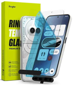 �yRingke�zNothing Phone 2A / 2A Plus �P�[�X �K���X�t�B���� TEMPERED GLASS �d�x9H ��ʕی� �S�ʕی� �t���ی� �ی�K���X �����K���X �i�b�V���O�t�H��2A / 2A�v���X �X�N���[���v���e�N�^�[ (��