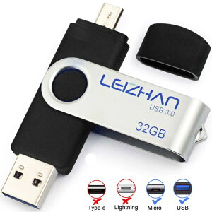 LEIZHAN [EtbVhCu 3.0] USB 32G 128G OTG ] gѓdbp eʕs }CNyhCu ]USB Android 0.0 UXeBbN