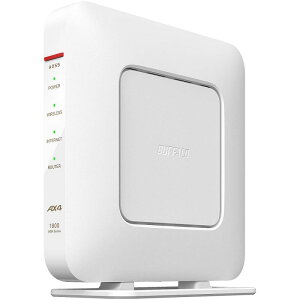 BUFFALO WiFi LAN [^[ WSR-1800AX4/NBK Wi-Fi6 11ax/11ac AX1800 574+1200Mbps
