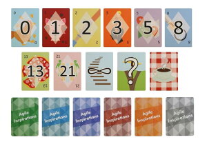 Agile Inspirations Planning Cards for Estimation �f�b�L1�ŃX�N�����`�[�������o�[6�l�܂�