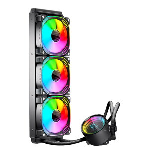 �y�X���[�����{�zCOOLMOON �ȈՐ���N�[���[ ���x�\���@�\�t�� �C���t�B�j�e�B�\�~���[ CPU�N�[���[ LED ARGB 5v 3pin LGA1700/1200/115X AMD:AM4�\�P�b�g�ɑΉ� 4pin PWM �t�@������