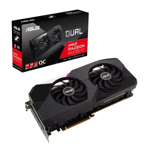 ASUS Dual Radeon RX 6700 XT ڃrfIJ[h OC edition 12GB GDDR6 / DUAL-RX6700XT-O12G black