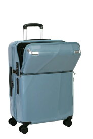 [トラベリスト] スーツケース ジッパー トップオープン ブレーキ機能付き 拡張機能付き 60L(71L) 63cm 4.5kg シエラ