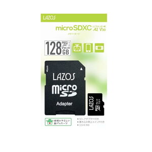 Lazos(���\�X) �������[�J�[�h microSDXC�J�[�h V30 A2 �V���[�Y