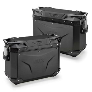 GIVI(�W�r) �o�C�N�p �T�C�h�P�[�X �e37L �A���~�� TREKKER OUTBACK EVO�V���[�Y OBKE37 PACK2