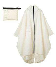 Wpc. IZA レインブレーカーポンチョ メンズ レディース イーザ レインコート レインウェア 男性 女性 シンプル おしゃれ 大きい ツバ付きフード 止水ファスナー ポケット付き はっ水 通勤 通