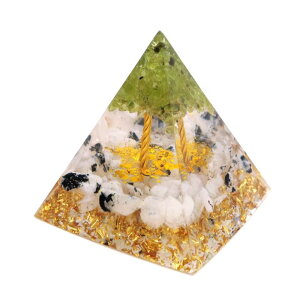 �I���S�i�C�g �s���~�b�h ������ �V�R�� �� ��5cm orgonite pyramid �u�� �p���[�X�g�[�� ��