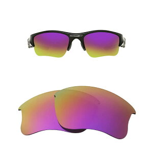[ceydeyjp] Anti-Peel Flak Jacket XLJ Replacement Lenses Polarized Flak Jacket XLJ Lens - Multi Option, purple polarized