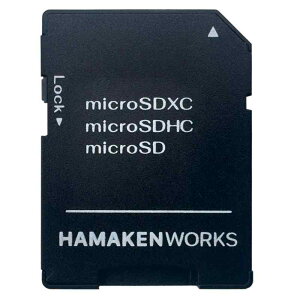 HAMAKEN WORKS�i�n�}�P�����[�N�X�jmicroSD�J�[�h�ϊ��A�_�v�^ microSD/microSDHC/microSDXC�Ή� HW-MSDAD01N