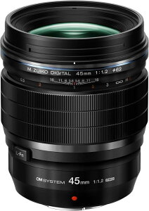 OM SYSTEM �P�œ_�����Y M.ZUIKO DIGITAL ED 45mm F1.2 PRO �|�[�g���[�g/����/�ԐA��