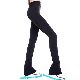 フィギュアスケート用パンツ レディース 子供用 トレーニングパンツ 練習着 冬用 ズボン 裏起毛 防水 防寒 ストレッチ 伸縮性 フィギュアスケート衣装 運動着 スポーツウェア 体型カバー ゆったり プラスサイズ 大きいサイズ 着痩せ 撥水 保温 氷上競
