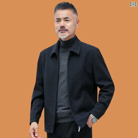 トップス　ジャケット　カジュアル 老人 ジャケットお父さん 秋 アウター スーツ カジュアル 春秋 トップス 60歳 7080お じいさん