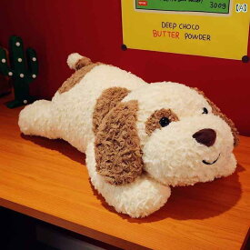 犬　ぬいぐるみ　おもちゃ かわいい ぬいぐるみの 睡眠 枕と 太った 犬の 人形の ベッド スーパー ソフト 布 人形 メンズ レディース 大きい クマ