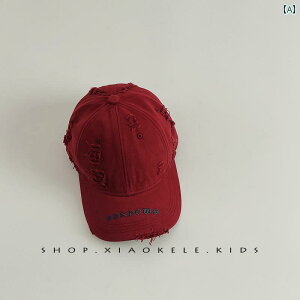 子供用 帽子 春と 秋用の 子供用 野球 帽、 個性的、 穴 あき、 古い ベビー サンハット、 韓国 風、 男の子と 女の子の 野球 帽