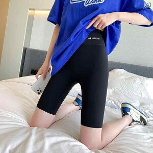 ヨガ パンツ レディース 夏の アウターと して 着用 できる 女性用 5点 式 ブラック サメ パンツ、 薄型、 2025年 新作、 腹部と ヒップ アップ、 ヨガ バービー サイクリング ボトミング ショ