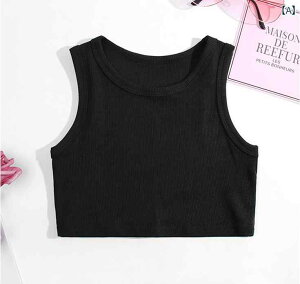 女の子 キャミソール 夏の 女の子の I 字 ショート ベスト、 女の 赤ちゃんの ノースリーブ トップス、 おしゃれな ボトム シャツ、 子供用の おしゃれな タンクトップ