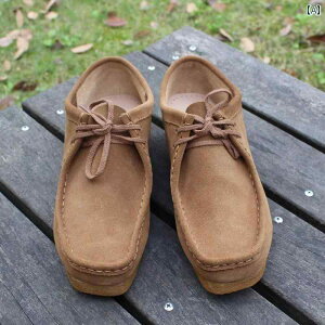 ローファー メンズ シューズ メンズ カンガルー シューズ本 革 生 ゴム 底 スモーク ラバー ハンドメイド レトロ カジュアル シューズ 春秋 レザーシューズ レプリカ 英国 ロー トップ メンズ