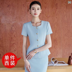 美容院 美容 師 作業 服 女性 夏の 美容 サロンの 女性用 半袖 スーツ、 医療 美容と スキン ケアの プロの 美容 師用 フォーマルウェア、 高級な 気質の 作業 服