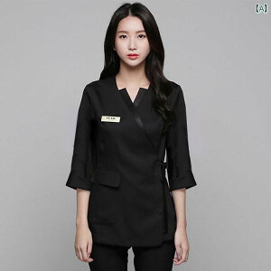 美容院 美容 師 作業 服 レディース 美容院 作業 服 女性 保健 センター しわ 防止 美容院 特別 皮膚 管理 作業 服 プロ スーツ 春 夏