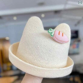 ベビー 帽子 春秋用 秋の 子供用 漁師 帽子、 女性用 秋 スタイルの 女の子用 ベビー 帽子、 秋 冬用 かわいい超 かわいい 女の子用 ベビー用 洗面 器 帽子、 冬の トレンド
