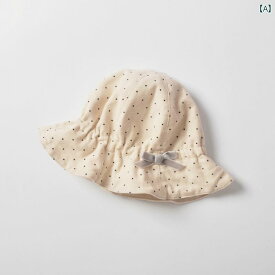 ベビー 帽子 春秋用 新生 児用 帽子 春秋用 幼児用 冬用 バケット ハット 女の子用 サンハット 子供用 プリンセス ハット コットン製 洗面 器用 帽子