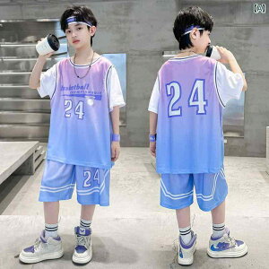 子供用バスケットボールユニフォーム 子供用 サイズ 24 バスケットボール ユニフォーム スーツ 男の子 学生 男の子 ユース ユニフォーム 速 乾性 トレーニング スポーツ 半袖 ジャージ