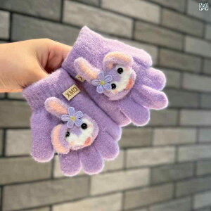子供用 手袋 秋冬 ベビー 手袋 秋 冬 キュートで超 かわいい小さな 5本 指 0 - 4歳 2 男の子と 女の子 赤ちゃん 漫画 暖かい 指 手袋