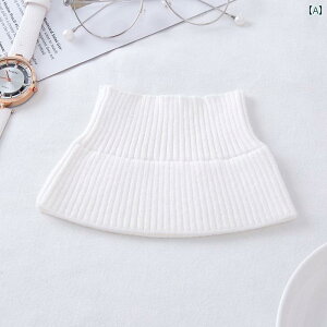 レディース ネックカバー カシミヤ ネック カバー 女性の ニット ストレッチ ハイ カラー 頚 椎 ウォーム ブロッキング スカーフ ハイ ネック フェイク カラー ヘッド バンド ヘッド バンド