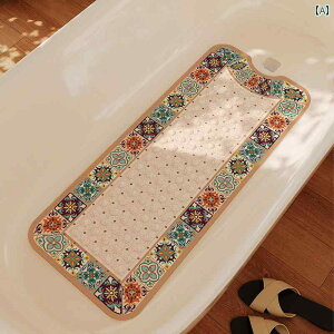 トイレ バスルーム フロアマット 浴室 浴槽 専用 フロア マット 吸盤 付き 浴室 シャワー ルーム 子供用 高齢者用お 風呂 滑り止め マット 浴室 カー ペット