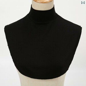 レディース ネックカバー 薄い モダール ハーフ ハイ カラー フェイク カラー、 男女 兼用、 夏 秋 冬用 スカーフ、 プルオーバー、 首 回り 保護、 装飾 カラー、 インナーウェア