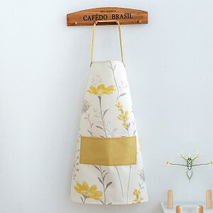 花柄 エプロン 通気性 エプロン 家庭用 キッチン 綿 麻 北欧 風 韓国 版 作業 服 ネット セレブ 風 エプロン レディース おしゃれ スカート 小 新鮮