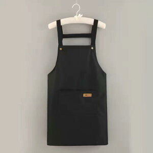 エプロン レディース 大人用 防水・ 防 油 エプロン、 男性と 女性用 キッチン 調理用、 ウエスト バンド、 無地、 シンプルな サスペンダー、大きな ポケット、 作業 服、 延長