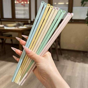 箸 家庭用 箸 滑り止め 防 カビ 高温 耐性高 価値 合金 箸 家族 個人 特別な 漫画 かわいい 箸