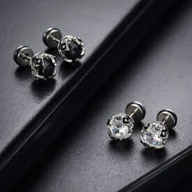 メンズ ピアス 高級感 スタイル チタンスチール 耐久性 アメリカン シンプル クール ユニセックス アクセサリー 普段使い 軽量 低アレルギー