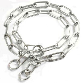 大型犬用 ステンレス 首輪 伸縮 リード 付き 訓練用 噛み止め チェーン 耐久性 ペット用品