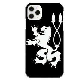 iPhone 11 Pro専用 地獄の猟犬 ケルベロス 神話生物 ブラック 黒 白 ホワイト かっこいい メンズ エンブレム
