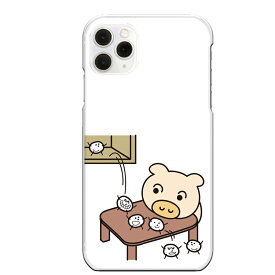 iPhone 11 Pro専用 豚 ブタ 棚からぼたもち 机 餅 アニマル 動物 可愛い PIGIZO LAND シンプル
